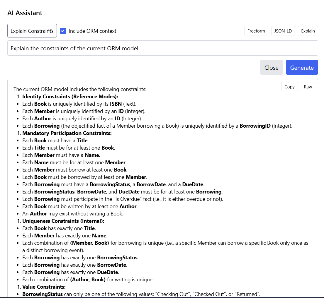 AI Assistant Constraint Explanation